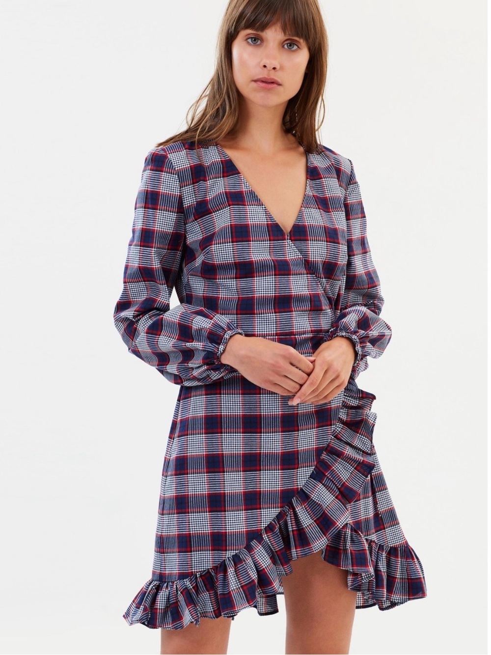 The fifth label Phonic Tartan Wrap Dress size S